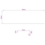 vidaXL Nášľapy na schody 8 ks 100 x 30 x 2 cm Svetlohnedá – Obrázok 7