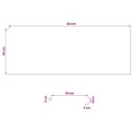 vidaXL Nášľapy na schody 8 ks 80 x 30 x 2 cm Hnedá – Obrázok 7