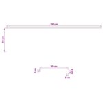 vidaXL Nášľapy na schody 8 ks 120 x 30 x 2 cm Hnedá – Obrázok 7