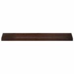 vidaXL Nášľapy na schody 8 ks 110 x 25 x 2 cm Tmavohnedá – Obrázok 3