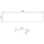vidaXL Nášľapy na schody 8 ks 110 x 25 x 2 cm Tmavohnedá – Obrázok 8