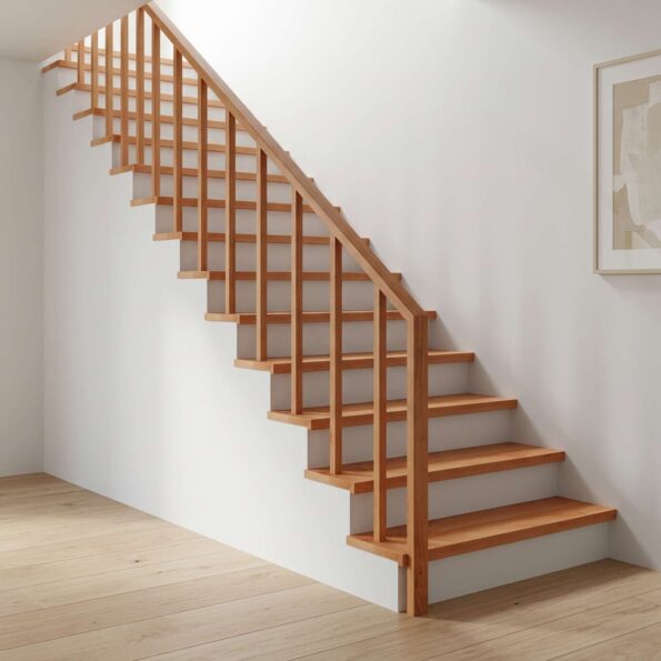 vidaXL Nášľapy na schody 12 ks 120 x 25 x 2 cm Lak – Obrázok 8