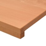 vidaXL Nášľapy na schody 12 ks 110 x 30 x 2 cm Lak – Obrázok 5