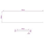 vidaXL Nášľapy na schody 12 ks 110 x 30 x 2 cm Lak – Obrázok 7