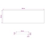 vidaXL Nášľapy na schody 16 ks 80 x 25 x 2 cm Tmavohnedá – Obrázok 7
