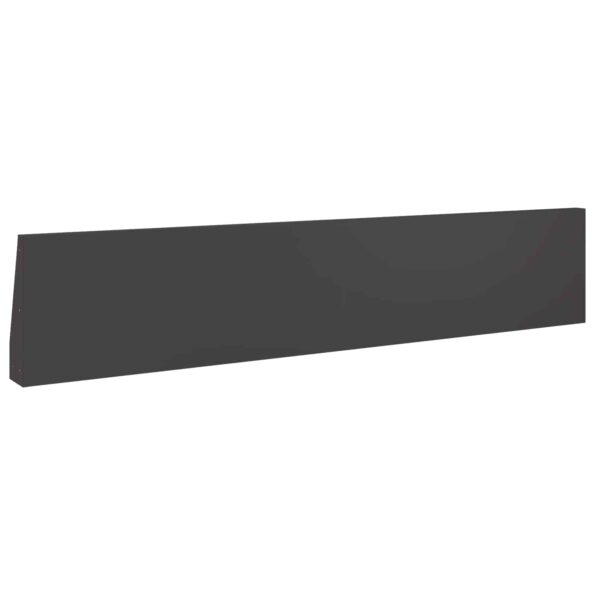 vidaXL Oporný múr 4 ks 100 x 12 x 30 cm Oceľ Čierna – Obrázok 5