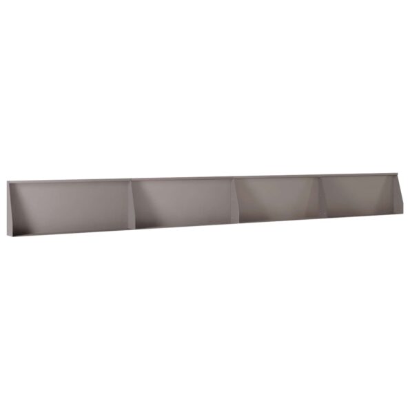 vidaXL Oporný múr 4 ks 100 x 12 x 30 cm Poveternostne odolná oceľ – Obrázok 2