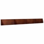 vidaXL Oporný múr 4 ks 100 x 12 x 30 cm Poveternostne odolná oceľ – Obrázok 3
