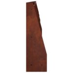 vidaXL Oporný múr 4 ks 100 x 12 x 30 cm Poveternostne odolná oceľ – Obrázok 5