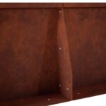 vidaXL Oporný múr 4 ks 100 x 12 x 30 cm Poveternostne odolná oceľ – Obrázok 8