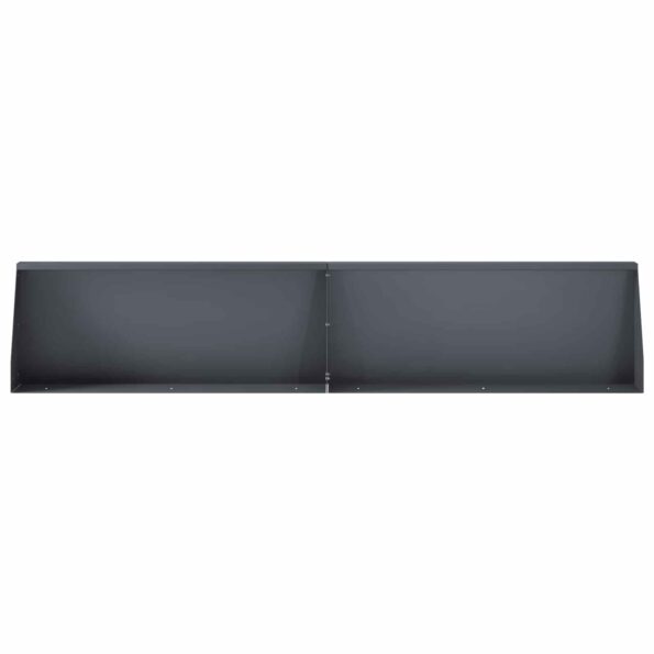 vidaXL Oporný múr 4 ks 100 x 12 x 40 cm Oceľ Antracitová – Obrázok 3