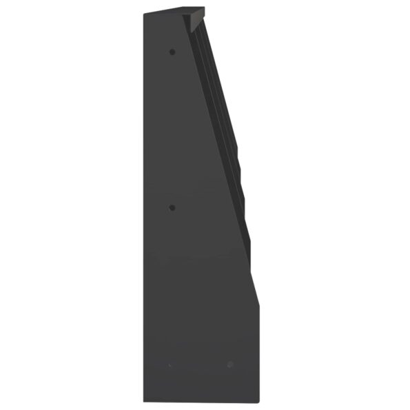 vidaXL Oporný múr 4 ks 40 x 12 x 30 cm Oceľ Čierna – Obrázok 4