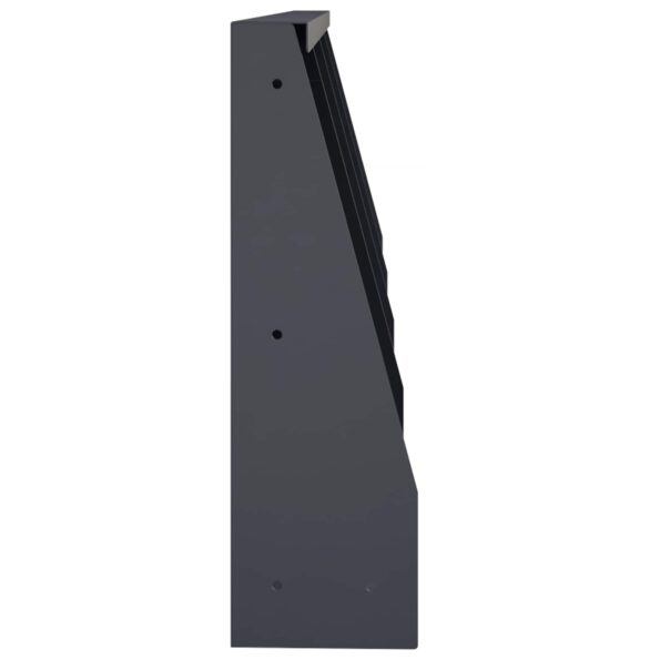 vidaXL Oporný múr 4 ks 40 x 12 x 30 cm Oceľ Antracitová – Obrázok 4