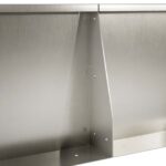 vidaXL Oporný múr 4 ks 40 x 12 x 30 cm Nehrdzavejúca oceľ Strieborná – Obrázok 7