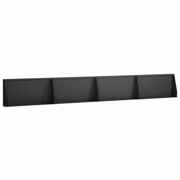 vidaXL Oporný múr 4 ks 80 x 12 x 40 cm Oceľ Čierna – Obrázok 2