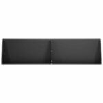 vidaXL Oporný múr 4 ks 80 x 12 x 40 cm Oceľ Čierna – Obrázok 3