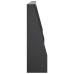 vidaXL Oporný múr 4 ks 80 x 12 x 40 cm Oceľ Čierna – Obrázok 4