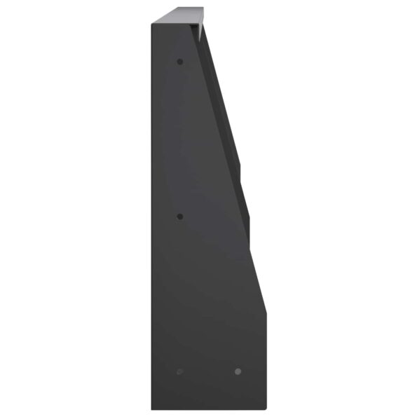 vidaXL Oporný múr 4 ks 80 x 12 x 50 cm Oceľ Čierna – Obrázok 4