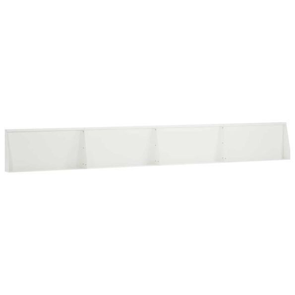 vidaXL Oporný múr 4 ks 80 x 12 x 50 cm Oceľ Biela – Obrázok 2
