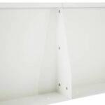 vidaXL Oporný múr 6 ks 100 x 12 x 30 cm Oceľ Biela – Obrázok 7