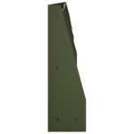 vidaXL Oporný múr 6 ks 100 x 12 x 50 cm Oceľ Olivovo zelená – Obrázok 4