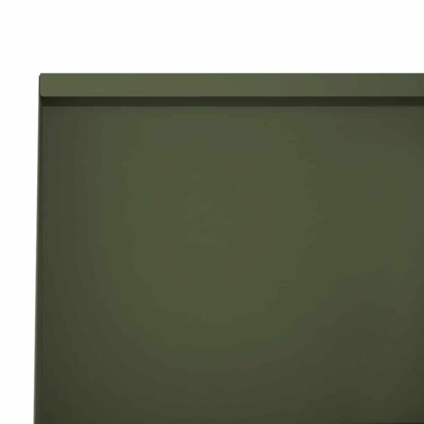 vidaXL Oporný múr 6 ks 100 x 12 x 50 cm Oceľ Olivovo zelená – Obrázok 6