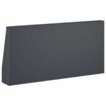 vidaXL Oporný múr 6 ks 40 x 12 x 30 cm Oceľ Antracitová – Obrázok 5