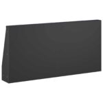 vidaXL Oporný múr 6 ks 40 x 12 x 40 cm Oceľ Čierna – Obrázok 5