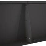 vidaXL Oporný múr 6 ks 40 x 12 x 40 cm Oceľ Čierna – Obrázok 7