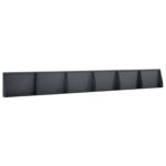 vidaXL Oporný múr 6 ks 60 x 12 x 30 cm Oceľ Antracitová – Obrázok 2