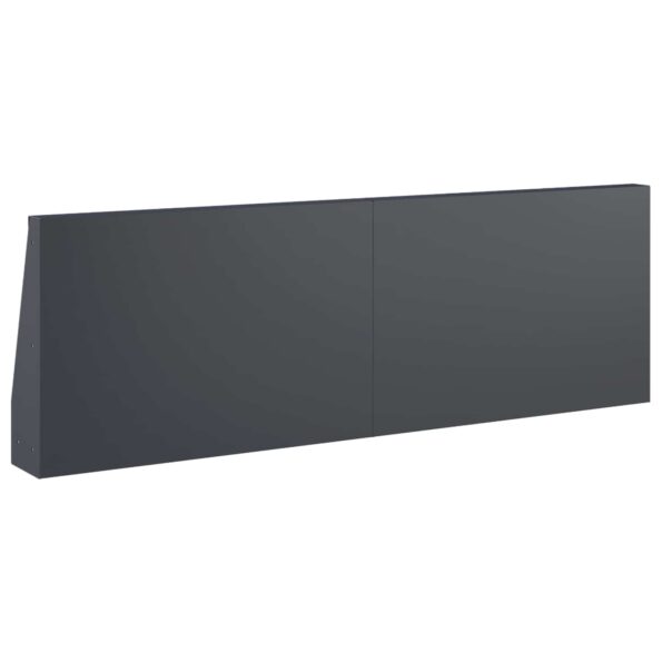 vidaXL Oporný múr 6 ks 60 x 12 x 30 cm Oceľ Antracitová – Obrázok 5