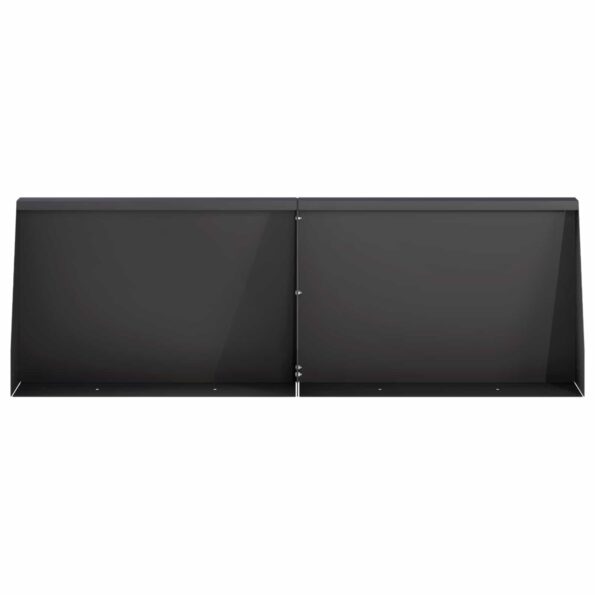 vidaXL Oporný múr 6 ks 60 x 12 x 50 cm Oceľ Čierna – Obrázok 3