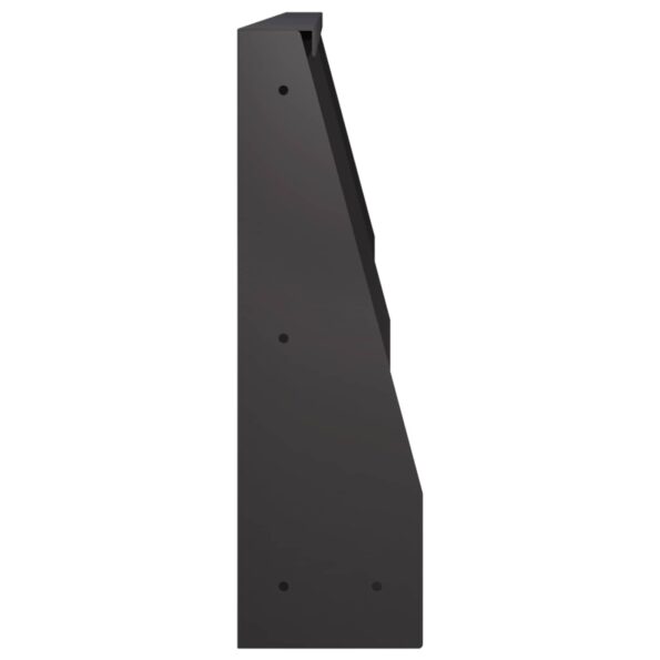 vidaXL Oporný múr 6 ks 60 x 12 x 50 cm Oceľ Čierna – Obrázok 4