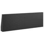 vidaXL Oporný múr 6 ks 60 x 12 x 50 cm Oceľ Čierna – Obrázok 5