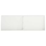 vidaXL Oporný múr 6 ks 60 x 12 x 50 cm Oceľ Biela – Obrázok 3