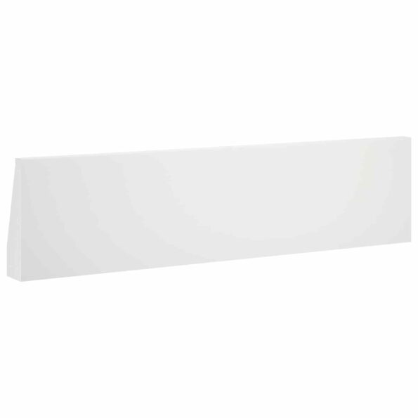 vidaXL Oporný múr 6 ks 80 x 12 x 30 cm Oceľ Biela – Obrázok 5