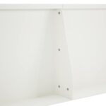 vidaXL Oporný múr 6 ks 80 x 12 x 30 cm Oceľ Biela – Obrázok 7