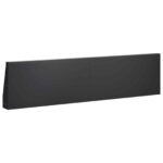 vidaXL Oporný múr 6 ks 80 x 12 x 40 cm Oceľ Čierna – Obrázok 5