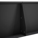 vidaXL Oporný múr 6 ks 80 x 12 x 40 cm Oceľ Čierna – Obrázok 7
