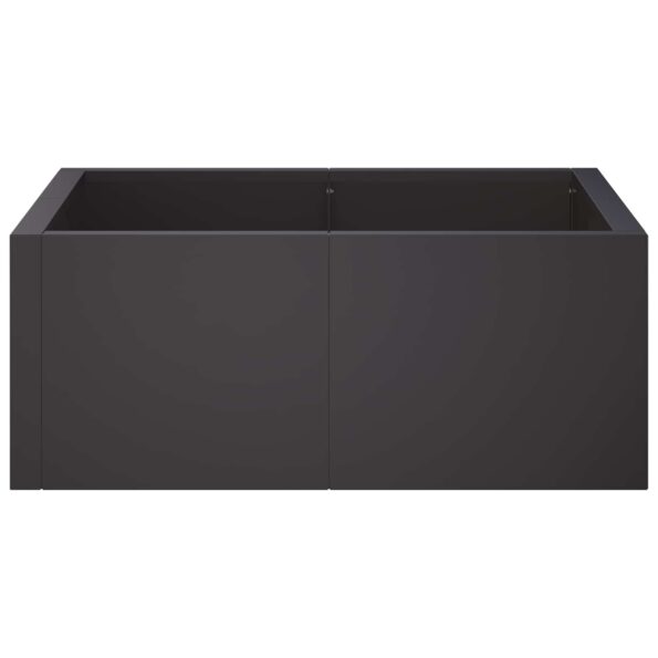 vidaXL Oporný múr 4 ks 100 x 100 x 30 cm Oceľ Čierna – Obrázok 3