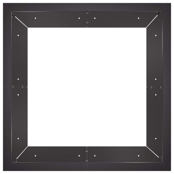 vidaXL Oporný múr 4 ks 100 x 100 x 30 cm Oceľ Čierna – Obrázok 4