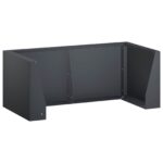 vidaXL Oporný múr 4 ks 100 x 100 x 30 cm Oceľ Antracitová – Obrázok 2