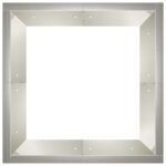 vidaXL Oporný múr 4 ks 100 x 100 x 30 cm Nehrdzavejúca oceľ Strieborná – Obrázok 6