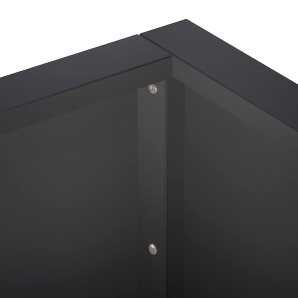 vidaXL Oporný múr 4 ks 100 x 100 x 40 cm Oceľ Čierna – Obrázok 5