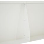 vidaXL Oporný múr 4 ks 100 x 100 x 40 cm Oceľ Biela – Obrázok 6