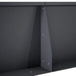 vidaXL Oporný múr 4 ks 100 x 100 x 40 cm Oceľ Antracitová – Obrázok 6