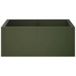 vidaXL Oporný múr 4 ks 100 x 100 x 40 cm Oceľ Olivovo zelená – Obrázok 3