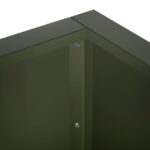 vidaXL Oporný múr 4 ks 100 x 100 x 40 cm Oceľ Olivovo zelená – Obrázok 5
