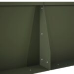 vidaXL Oporný múr 4 ks 100 x 100 x 40 cm Oceľ Olivovo zelená – Obrázok 6