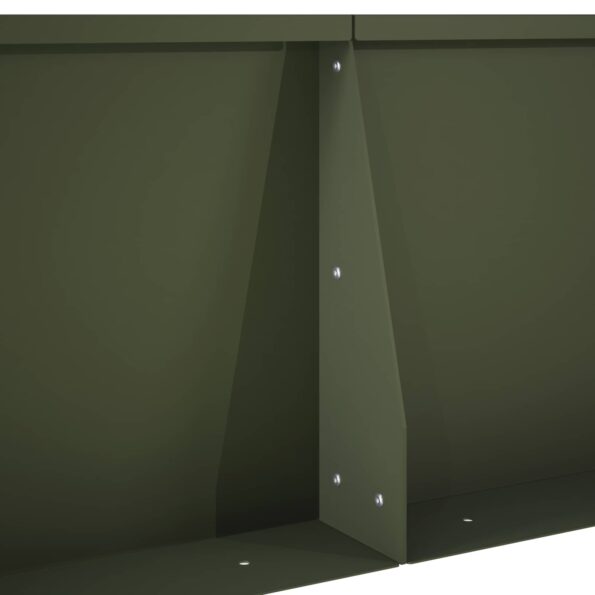 vidaXL Oporný múr 4 ks 100 x 100 x 40 cm Oceľ Olivovo zelená – Obrázok 6